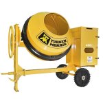 Turner Morris Concrete Mixer Tm Petrol 5.5HP 400L Drum TM400F