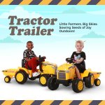 Tractor And Trailer Ride On Car