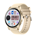 Toxiya Smart Watch Android iphone Fitness Ai Assistant Sport Tracker 100+ Sport Modes Fitness Tracker - Gold