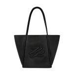 K autograph Patch Medium Tote -black nickel