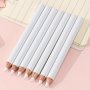 Precision White Tailors Chalk Marking Pencils - 5pcs Set For Sewing & Fabric - High-Visibility Easy-Erase Ideal For Dressmakers & Beginners - Your Ultimate Crafting Essential