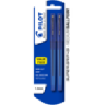 Blue Supergrip Ballpoint Pens 2 Pack 0.7MM