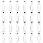 24 Pack Consol Glass Sauce Bottles 125ML With Caps