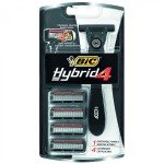 BIC HYBRID4 Mens Razor Kit