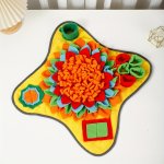 Dog Snuffle Mat Interactive Dog Slow Feeder Mat Hide And Seek Enrichment Toy For Training Playing