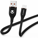 Volkano Flexi Series USB To Micro USB 1.5M 18W - Black VK-20261-BK