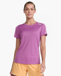 Women's Aero Tee - Moisture-wicking Running Shirt - Hvt wrf X Large Female