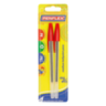 Red Ballpoint Pen 2-PACK 1MM