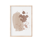 Nude Splatters 1 Art Print - A0
