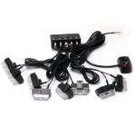 8PC Grill Strobe White