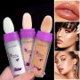 Fairy Glow Glitter Highlighter Stick Shimmer Powder & Blusher Natural Beauty Enhancer Body Brightening 3D Face Makeup Long-lasting Luminosity For Music Festival