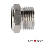 AirCraft Muffler Metal Flat 1 2' Male