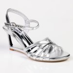 Madison Evening Hi Heel - Silver - 9