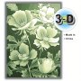 3D Flower Bouquet Embossing Folder Set Plastic Transparent Floral Pattern Crafting Folders For Card Making & Scrapbooking - Anemone Design