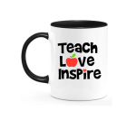 Teach Love Inspire Coffee Mug - Sleek Teacher Coffee Mug