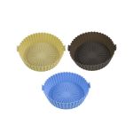 Zs - 2 Pcs Silicone Airfryer Liner - Round