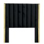 Nu Dekor - Aemilia Headboard - King - Black