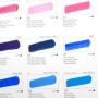 Acrylicos Vallejo Vallejo - Studio Acrylic - Hand Painted Colour Chart