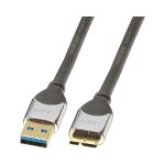 Lindy 2M USB3.0 Am To Micro-bm Cromo Cable 41619