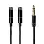 Gizzu 3.5mm 3-Pole Audio Splitter Cable (1x Male To 2x Female 30cm)