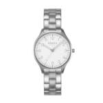 Falke Lille - Stainless Steel Strap White Dial Watch V260LXCWSC-DAF