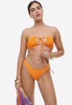 High-leg Bikini Bottoms - Orange