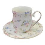 Vintage Floral Ceramic Afternoon Tea/coffee Cup Set