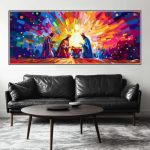 Jesus Paint By Numbers Kit For Adults & Beginners 69 X 28 Inch Large Paint By Numbers Religion Easy Diy Acrylic Painting By Numb