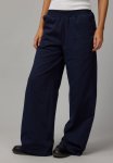 Wide Leg Trackpant - Navy Blazer