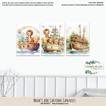 Canvases Noahs Ark Cartoon