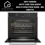 Defy Gemini Petit Chef Multi-function Oven - 89L 70CM DBO775