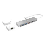 J5CREATE JCD375 Type-c 9 In 1 Multiport Hub + 2 Adapters