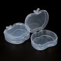 10PCS Apple-shaped Transparent Storage Boxes - Versatile For Cosmetics Jewelry Candy & More - Portable Pill Organizer And Home Organization Solution