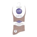 Socks Gentle Grip Diabetic Ladies Size 4-8 - Dark Brown
