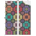 Colourful Flowers Glasses Case 7 X 17CM