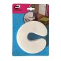 Door Clamp Round Shape White