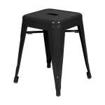Replica Tolix Low Stool - Gun Metal