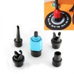 Surfing Paddle Board Rubber Boat Inflatable Bed Air Valve Adapter Car Air Pump Adapter Blue