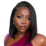 Glueless Bob Full Frontal Straight 12INCH Brazilian Human Hair Lace Wig