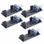 Hiletgo 5PCS Ir Infrared Obstacle Avoidance Sensor Module 4 Pin For Smart Car Robot