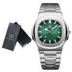 Men's Green Dial Watch - Romantic Gift For Him