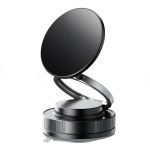 Foldable Magnetic Car Phone Mount With Vacuum Suction Cup - Retractable