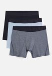 3 Pack Basic Mid Trunks - Light Blue & Dark Blue