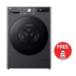 Finish LG 9 5KG Front Loader Washer Dryer Combo With Ai Dd & Steam In Middle Black F2V5FRPYJ