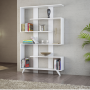 Homemax 6-TIER Rain White Bookcase