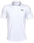 Men's Ua Iso-chill Grid Polo - WHITE-100 LG