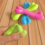 Dog Rubber Chew Bones Mixed Pack Of 3 Smooth