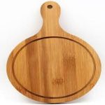 Round Wooden Pizza Cutting/serving Board - 28CM