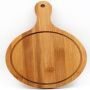 Round Wooden Pizza Cutting/serving Board - 28CM