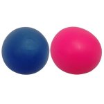 Source Direct - Squishy Light Up Ball Pink And Blue - 8CM